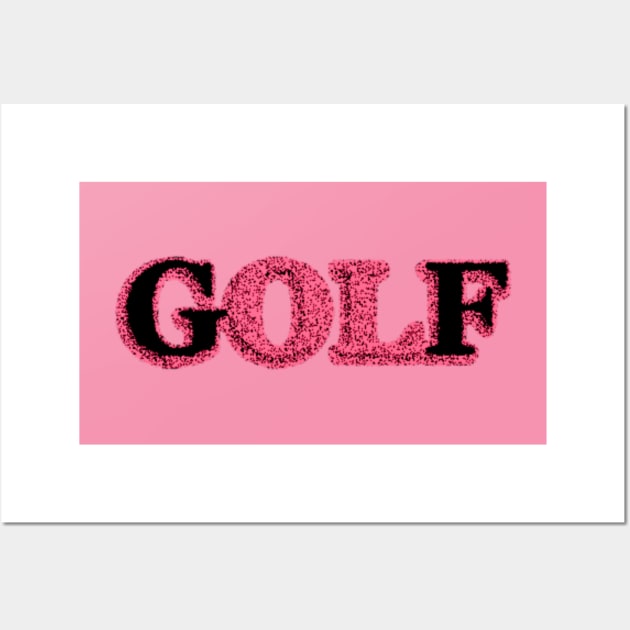 Pink Golf Wall Art by Moses77